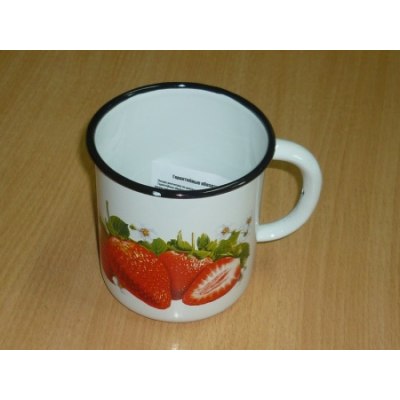 Кружка эмаль 1,0л 01-0107/4 с рис Мгн (18шт)