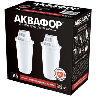 Модуль сменный фильтр АКВАФОР А5 (2шт/уп) с магнием /20шт