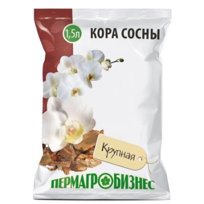 Кора сосны крупная 1,5л ПАБ /10/540