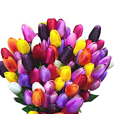 Цветок искусственный 25-3L Тюльпан 1 бутонов 30см