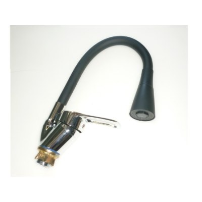 Смеситель для кухни DNE8-LD-305 Черный гибкий /12