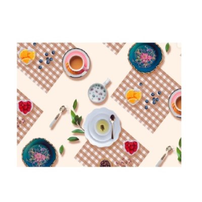 Клеенка DEKORELLE GLANCE 215 ПВХ на нетканной основе 1,4*20м