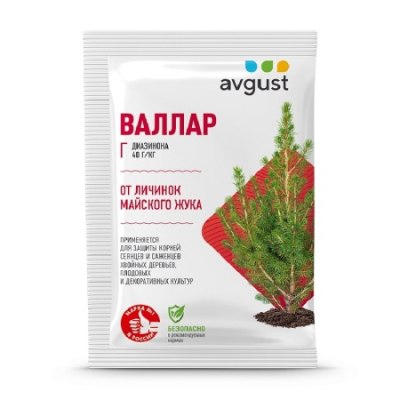От вредителей Валлар 50гр марка МГ Август /150