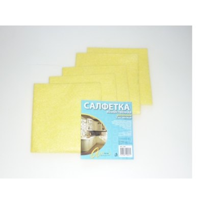 Салфетка вискозная 30*30 5шт /50 арт.1381