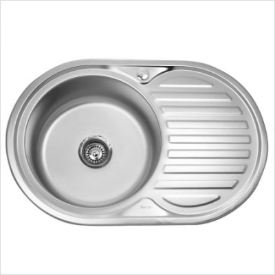 Мойка нержавеющая сталь врезная SKL 7750 ECO L 0.6/160 1P (*15) Левая