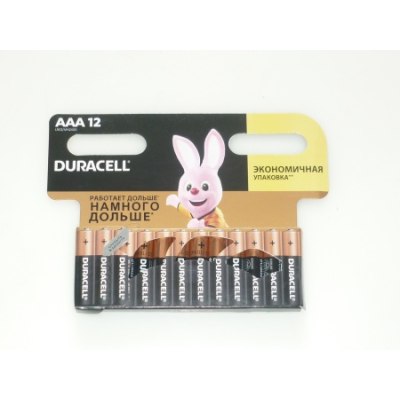Батарейки Duracell LR03 коробка /12/144/864/1728