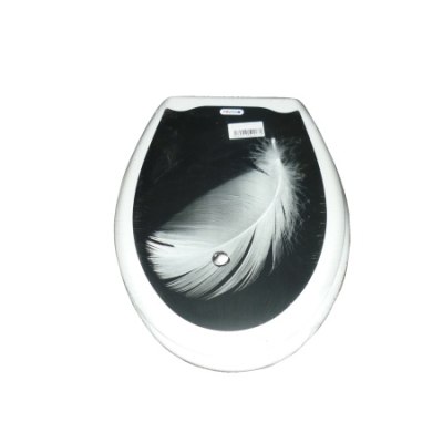 Сиденье для унитаза ФОТОПРИНТ Deluxe рис.214 Перо /20