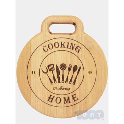 Доска разделочная бук COOKING HOME d 21см