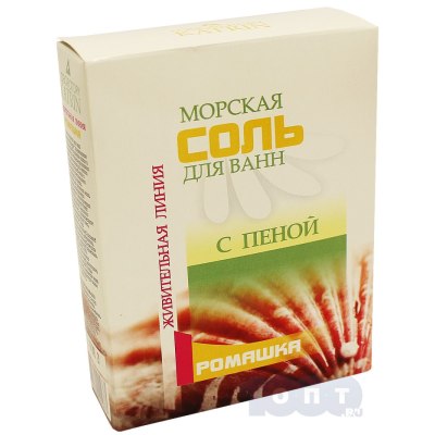 Соль д\ванн с пеной Ромашка 500г 4907