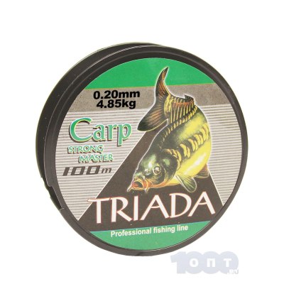 Леска TRIADA carp strong master 100м 0,20мм