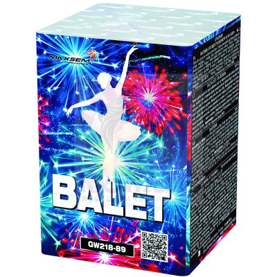 Батарея салютов 'Балет' 218-89 GW 0,8*11