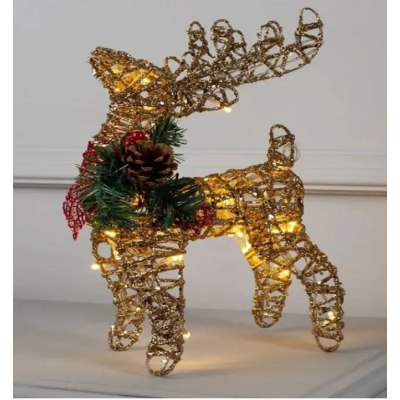 Фигура Олень золото 40см