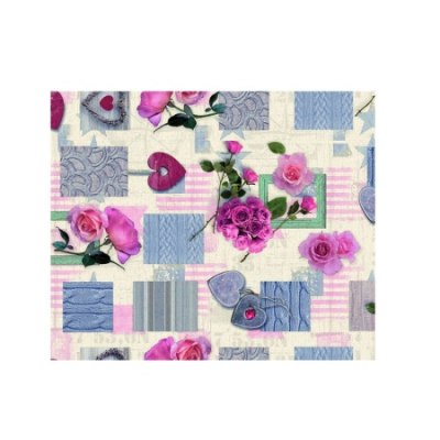 Клеенка DEKORELLE GLANCE 011 ПВХ на нетканной основе 1,4*20м