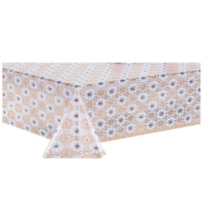 Клеенка DEKORELLE Lace Gold/Silver 012 АЖУРНАЯ 1,37*20м