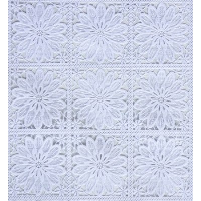 Клеенка DEKORELLE Lace Satin 001-1 АЖУРНАЯ 1,37*20м белый