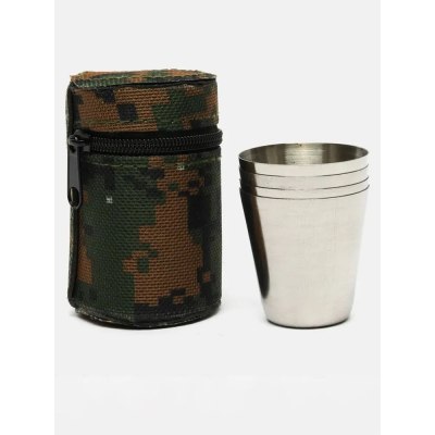 Рюмки в чехле 4шт Пиксель маленькие JB-01C