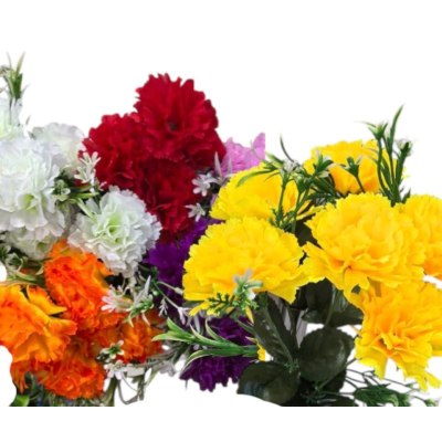 Цветок искусственный 25-98Н С-68 Гвоздика 6 бутонов  \40