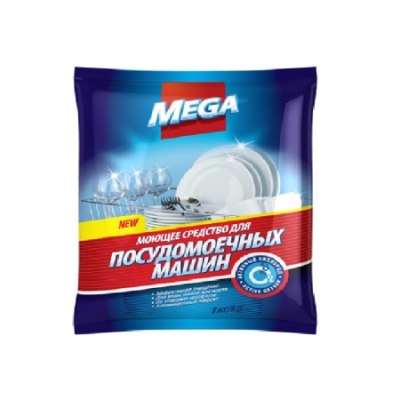 Порошок для посудомоечных машин MEGA 1кг пакет /6