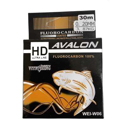 Леска AVALON FLUOROCARBON 30м. 0,20 мм./1,28 кг.