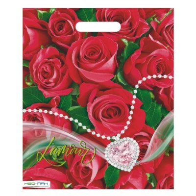 Пакет вырубной 300*400*0,060 ПВД L'amour /25/1000