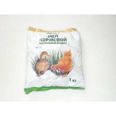 Мел кормовой 1кг СВТ /10/400