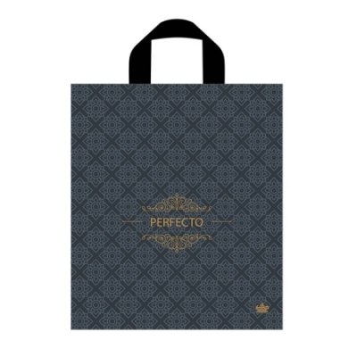 Пакет петлевой 350*310*0,095 ПВД ПЕРФЕКТО Грэй /25/300 н00232043