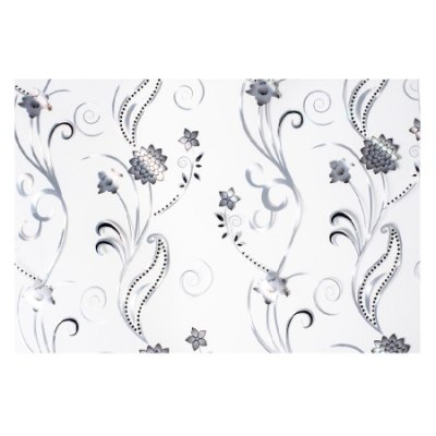 Клеенка DEKORELLE силикон 205-S 1,0м*20м серебро/прозрачный фон