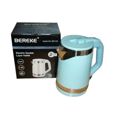 Чайник эл. BEREKE 1,8л BR-723 GR Голубой /12
