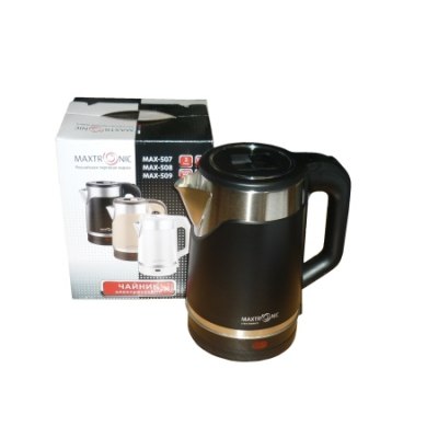 Чайник эл. MAXTRONIC MAX-507 2,0л черный /12