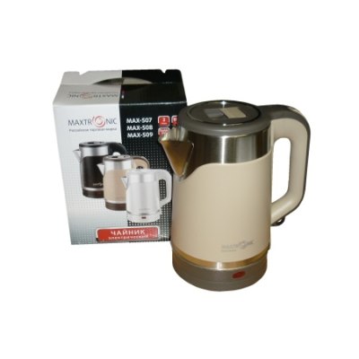Чайник эл. MAXTRONIC MAX-508 2,0л бежевый /12