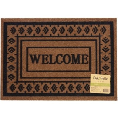 Коврик придверный 45*75 Dekorelle SOFT 008 влаговпитывающий WELCOME /25