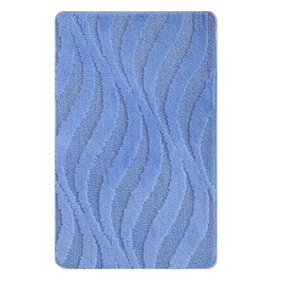 Коврик в ванную комнату 50*80см Dekorelle Bravo, Br13-1 Голубой