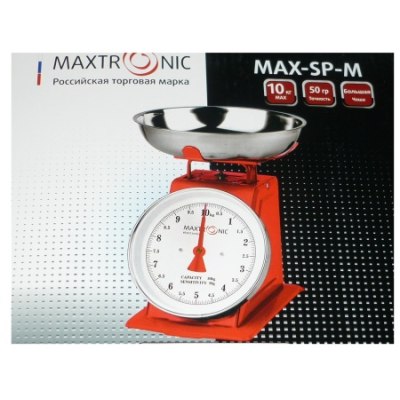 Весы кухонные 10кг механические MAXTRONIC MAX-SP-M /12