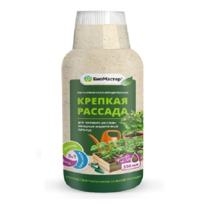 Удобрение органическое Крепкая Рассада 350мл БиоМастер /15