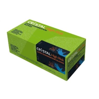 Перчатки латекс HR CRYSTAL р-р XL 25пар /10