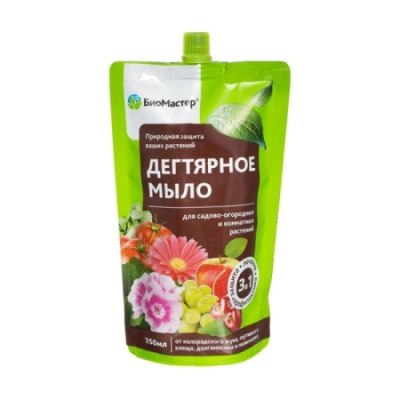От вредителей МЫЛО ДЕГТЯРНОЕ 350мл БиоМастер /25
