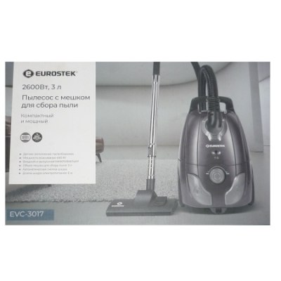 Пылесос эл. Eurostek EVC-3017 2600W мешок