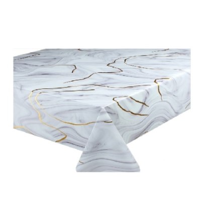 Клеенка ONIKADECOR LILIUM LJ-2038С ПВХ золото на ткани 1,4м*0,25мм*20м