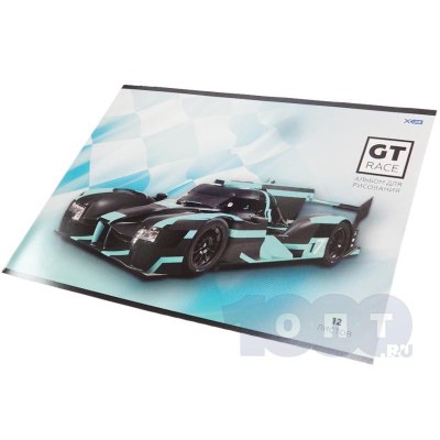 Альбом д/рисования 12л. на скрепке 'GT race' АР4ск12 6580