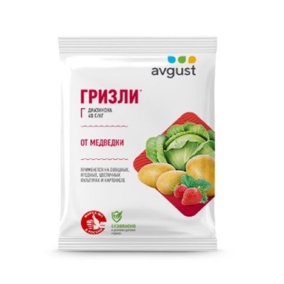 От медведки Гризли 100гр Август /70