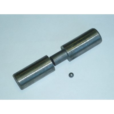 Петля гаражная d28*120мм с шаром /14