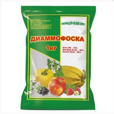 Удобрение ДИАММОФОСКА 1кг ПАБ /30/1080