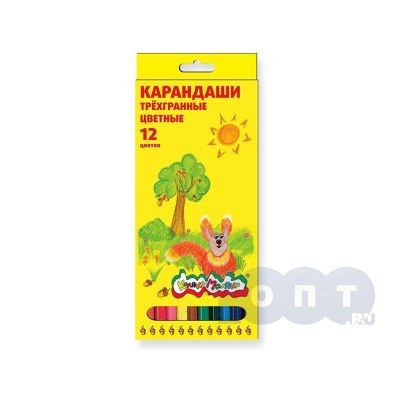 Карандаши 12 цв.Юный художник