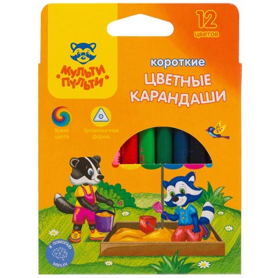 Карандаши 12цв. Мульти-Пульти Приключения Енота 54890