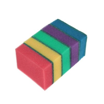 Губка для посуды 9,3*2,3*3,5 5шт МБ-105 /30