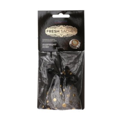 Освежитель воздуха гранулы Бодрящий кофе 20гр Fresh Sachet Dr.Norvin /28