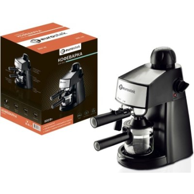 Кофеварка эл. Eurostek ECM-6811гейзерная + капучинатор /4шт
