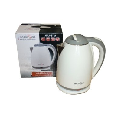 Чайник эл. MAXTRONIC MAX-311А 1,8л белый /12