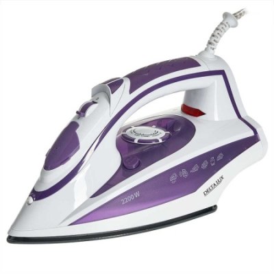 Утюг эл.DELTA LUX DL-352 белый с фиолетовым 2200 Вт /10