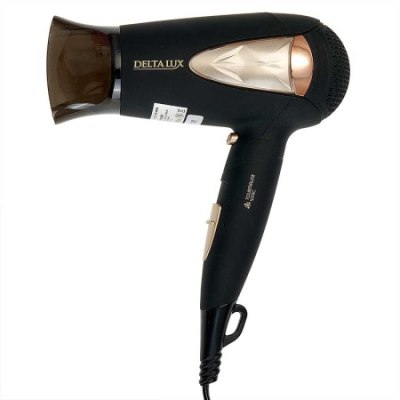 Фен DELTA LUX DL-0935 СКЛАДНАЯ РУЧКА 1400 Вт /24/12